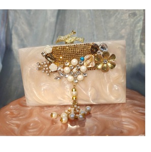 Bolso de mano tipo personalizado de resina artesanal india para mujer - Product Image 6