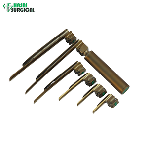 Set de Laringoscopio Manual de Fibra Óptica de Acero Inoxidable Premium, Color Dorado, Certificado CE, Instrumentos de Alta Calidad - Product Image 6