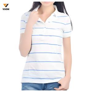 เสื้อโปโล220 GSM กันรอยยับสำหรับผู้หญิง, ผ้าฝ้ายระบายอากาศได้ดีดีไซน์ถักสำหรับผู้ใหญ่ฤดูร้อนกลางแจ้ง - Product Image 6