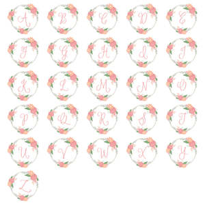 Bolsa de Cosméticos Floral Personalizada con Monograma, Bolsa de Maquillaje Portátil de Viaje con Patrón de Letras, Organizador de Maquillaje - Product Image 5