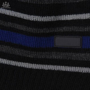 Custom Logo High Quality Winter Knit Jacquard Beanie Hat Warm <b>Skull</b> Cap for Outdoor Casual Workwear Adjustable Bow <b>Decoration</b> - Product Image 3