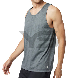 Hot Sale High Quality Cotton Men's Gym <b>Workout</b> <b>Tank</b> <b>Top</b> Custom Logo Singlet Muscle Shirt Quick Dry Plus Size Stringer Print - Product Image 2