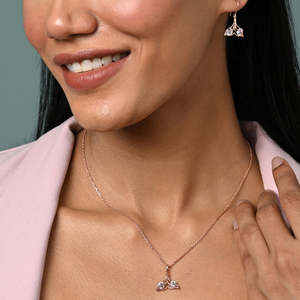 Conjunto de Joyería Fina con Diseño de Cola de Ballena Plateada, con Circonitas y Perlas de Agua Dulce, Chapado en Oro, Ideal para Novias y Fiestas - Product Image 3