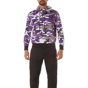 Sudaderas con capucha de camuflaje transpirables de diseño personalizado para hombre, sudaderas cómodas con estampado de algodón 100% bordado para invierno - Product Image 6