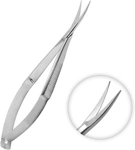 Ciseaux droits Castroviejo de haute qualité, ciseaux chirurgicaux micro-à ressorts tranchants, instruments, ciseaux droits Castroviejo - Product Image 3