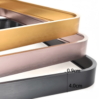 Cadres photo personnalisables A4, 16K, 8K, A3 – Cadres en métal aluminium brossé à clipser pour affiches – Cadres en aluminium anodisé