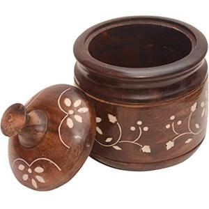 Urnes funéraires décoratives en bois fabriquées à la main Cendres du corps humain Urnes funéraires pour adultes - Product Image 4