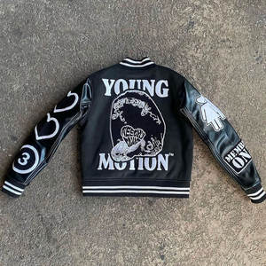 เสื้อแจ็คเก็ตวาร์ซิตี้สำหรับผู้ชาย ปักลายตามสั่ง คอตั้ง ฤดูหนาว สวมใส่สบาย อุ่น เป็นมิตรกับสิ่งแวดล้อม ระบายอากาศได้ดี สีและขนาดตามสั่ง - Product Image 5