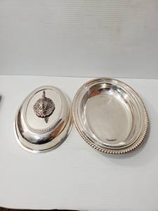 Dôme de service en argent de forme ovale de qualité supérieure protecteur de nourriture durable pour la maison cuisine salle à manger et affichage de Buffet - Product Image 3