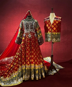 Vêtements traditionnels faits à la main robe afghane haute qualité meilleur matériel afghan Vintage femmes robes 0711 - Product Image 5