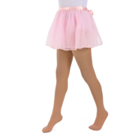 Paket Pakaian Tari Latihan Tulle 3-Potong untuk Anak-anak dengan Pinggang Elastis dan Desain Jala 3D untuk Panggung & Penari