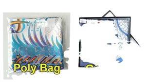 Pañuelo Cuadrado de Seda Estampado de Alta Calidad Personalizado Love by the Lake HD, Pañuelos de Cuello de Seda para Mujer, Pañuelos para el Cabello - Product Image 4