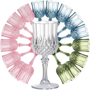 Calici in Vetro Cristallino Retrò Personalizzati per Eventi e Feste, <span class=keywords><strong>Bicchieri</strong></span> <span class=keywords><strong>Vintage</strong></span> per Vino per Ricevimenti di Nozze - Product Image 1