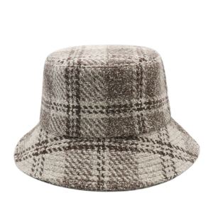New High Quality Embroidered Logo Wool Fabric Bucket Hat Unisex Outdoor Fisherman Hat - Product Image 2