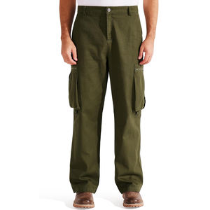 Pantalon Cargo Confortable pour Homme Pantalon Cargo Droit Ample en Coton Athlétique Décontracté par VIKY INDUSTRIES - Product Image 1