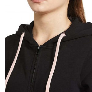 . Sweat à capuche femme manches longues pull poche kangourou intérieur confortable adapté à la mode quotidienne ou aux tenues de sortie décontractées - Product Image 2