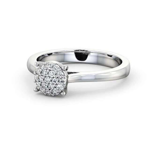 แหวนเพชรทรงกลม IGI GIA เพชรเลี้ยงในห้องปฏิบัติการ ดีไซน์โบราณแบบวงแหวนล้อมเพชร สำหรับงานหมั้นและงานแต่งงาน ตัวเรือนทองคำสีกุหลาบ ขายส่ง - Product Image 5