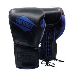 Premium Quality Professional Boost <b>Lace</b> up Sparring <b>Gloves</b> High-Grade Genuine Leather Custom Logo <b>Lace</b>-up Boxing <b>Glove</b> for Adult - Product Image 1