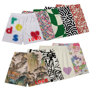 Shorts de sport en mesh respirant à séchage rapide, imprimés numériquement sur mesure, double couche, écologiques, pour homme et femme, été, avec poches zippées - Product Image 5