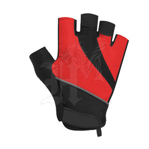 Custom Made Heavy Duty Winter Cycling <b>Gloves</b> Windproof Non-Slip Half Finger Unisex for Wholesale - Product Image 2