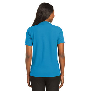 Camiseta Polo Deportiva Clásica Azul Claro para Mujer, Camiseta Polo Bordada para Mujer, Camisetas Polo Ajustadas y Transpirables - Product Image 5