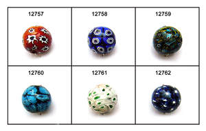 Perles de verre de type four au design unique fait à la main pour la fabrication de bijoux - Product Image 2