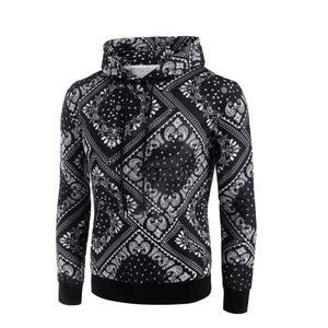 Sudaderas con capucha de sublimación de algodón 100% de alta calidad para hombre, ligeras, transpirables con diseño de cremallera para la temporada de otoño, superventas - Product Image 1