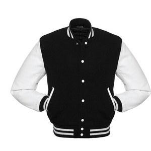 Professional Wholesale Custom <b>Men</b> Varsity <b>Jacket</b> Stand Collar Waterproof Breathable Professional Quality <b>Long</b> Sleeve Winter Wear - Product Image 4