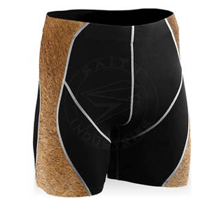 <b>Men's</b> Eco-Friendly Cotton Compression Workout <b>Shorts</b> with Comfortable <b>Elastic</b> <b>Waistband</b> Casual Style for Fitness Gym-Wholesale - Product Image 1