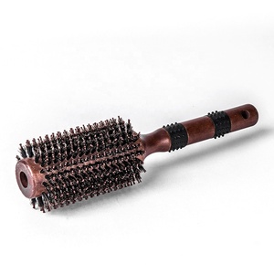 Cepillo de pelo redondo profesional de madera con cerdas mixtas de nailon y cerdo, <span class=keywords><strong>el</strong></span> más vendido, <span class=keywords><strong>para</strong></span> rizar <span class=keywords><strong>el</strong></span> <span class=keywords><strong>cabello</strong></span> - Product Image 2