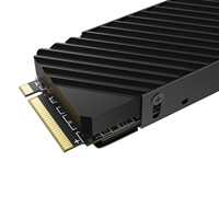 Desktop Internal M.2 Pcie Gen4x4 Nvme SSD 512GB 1TB 2TB 4TB mendukung OEM logam plastik Solid State Drive 1.4