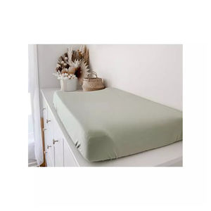 Funda de algodón orgánico suave con almohadilla cambiante para bebé, cubierta de algodón orgánico con capa impermeable, de fabricación de suministros para bebé - Product Image 1