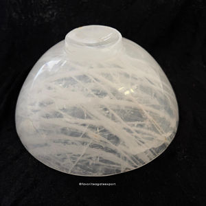 Cuenco redondo tallado de cuarzo transparente tallado Natural, cuenco de almacenamiento de energía curativa de cristal, regalo espiritual único para decoración del hogar - Product Image 4