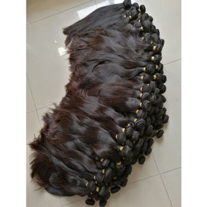<b>Cheap</b> Virgin Human Hair <b>Extensions</b> Raw Virgin Cuticle Aligned Indian Hair <b>Extensions</b> Straight Bundles 100g/bundle - Product Image 1