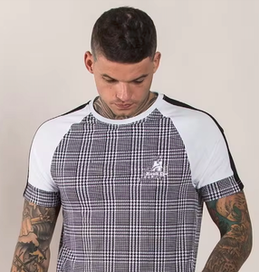 Personnalisé Polyester Spandex Manches Courtes Poids Léger Respirant Maille Muscle Musculation Hommes Gym Séchage Rapide Fit t-shirt - Product Image 3