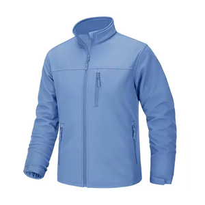Nouveau design, vente en gros, veste softshell pour hommes, tissu de laine imperméable avec logo personnalisable pour les aventures en plein air - Product Image 1