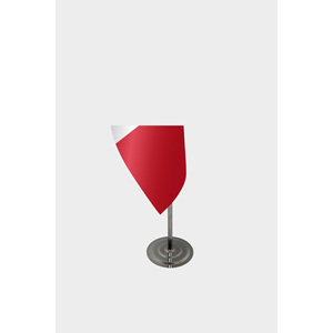 Drapeau d'intérieur officiel péruvien de style fanion avec impression numérique, mât en aluminium durable, fabriqué en soie, polyester et plastique - Product Image 4