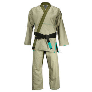 Uniforme Clásico de Jiu Jitsu 100% Algodón, Tejido Ligero, Transpirable y Duradero, Perfecto para Entrenamiento de Artes Marciales, Sparring y Práctica - Product Image 2