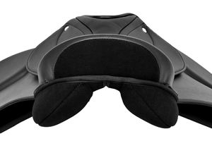 Shyam Suede Sintético 14 "18" Pulgadas Heavy Duty Western Saddle Personalizable Color Logo English Horse Riding Trail Tack Seat - Product Image 4