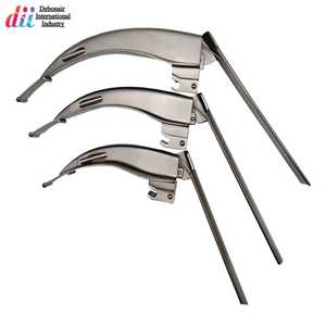 Ensemble de laryngoscopes McCoy à pointe flexible, réutilisables, en acier inoxydable, manche moyen, certifiés CE ISO, fournisseur OEM ODM en gros - Product Image 6