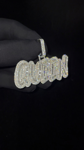 จี้เพชรสเตอร์ลิง925ราชินีดูสง่างามพร้อมชุดมือจับที่สวยงามสำหรับผู้หญิงเครื่องประดับสไตล์ฮิปฮอป - Product Image 4