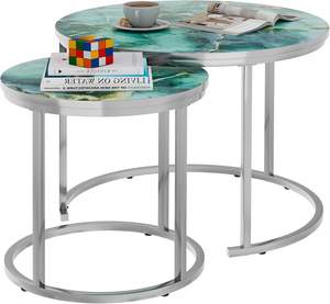 Table basse en métal avec base durable parfaite pour la décoration de meubles de bureau à domicile et de boutique - Product Image 1