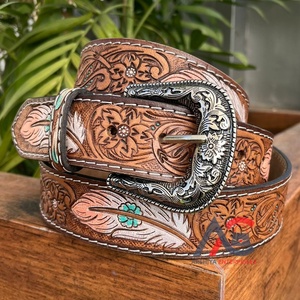 เข็มขัดหนังวัวแท้สำหรับผู้ชายและผู้หญิงเข็มขัดหนังวัวแท้คุณภาพดี - Product Image 1