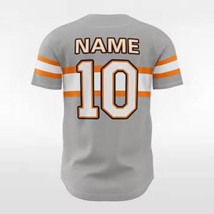 2025 personnalisé hommes Baseball maillot de haute qualité en gros Polyester sport uniforme respirant grande taille OEM Service disponible - Product Image 5