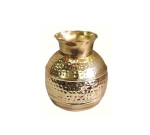 Vases de sol en laiton Décoration de la maison et du jardin Moderne Grand pot à fleurs doré fait à la main Résistant à la rouille pour les mariages - Product Image 3