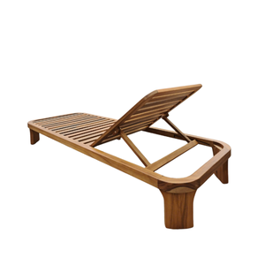 Chaise longue durable dossier inclinable réglable mécanisme de siège manuel sièges de patio pliants coussin Teslin garantie de trois ans - Product Image 2