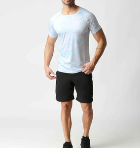 Fabricación en fábrica Camisetas de sublimación Suministro de fábrica Camisa de sublimación de buena calidad Camiseta de manga corta Impresión personalizada - Product Image 5