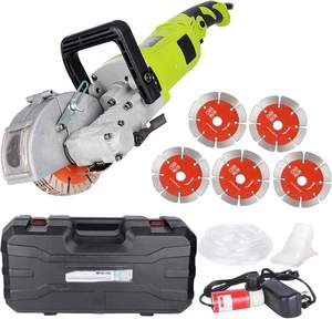 Ranuradora Eléctrica de Pared de 4000W y 33MM para Acero y Hormigón, Máquina de Corte y Ranurado 220V, 1 Año de Garantía, Bajo Costo de Mantenimiento, 29/39CM - Product Image 1