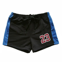 Shorts de sport pour hommes, tendance mode, pour la plage, la musculation, la gym, l'été, décontractés, coupe ajustée, respirants, 100% coton, pour le surf