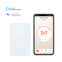 Termostato Inteligente con WiFi, Bloqueo para Niños y Monitoreo de Consumo de Energía, Ideal para Calefactores de Rodapié y Convector